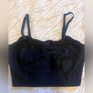 Aerie Longline Corset-Style Bra Top